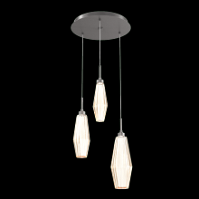 Hammerton CHB0049-03-GP-RA-C01-L1 - Aalto Round 3pc Multi-Pendant