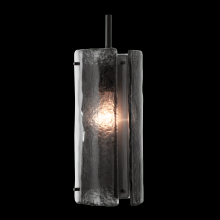 Hammerton LAB0044-08-GP-FG-001-E2 - Textured Glass Pendant - 8-Inch