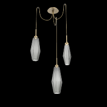 Hammerton SCB0049-03-GB-RS-C01-L3 - Aalto Round 3pc Swag Multi-Pendant