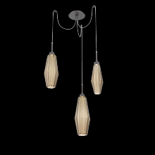 Hammerton SCB0049-03-GP-RB-C01-L1 - Aalto Round 3pc Swag Multi-Pendant