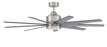 Craftmade CHP60BNK9 - 60" Champion  in Brushed Polished Nickel w/ Black Blades