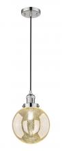 Innovations Lighting 201C-PN-G208-8 - Beacon - 1 Light - 8 inch - Polished Nickel - Cord hung - Mini Pendant