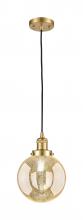 Innovations Lighting 201C-SG-G208-8 - Beacon - 1 Light - 8 inch - Satin Gold - Cord hung - Mini Pendant