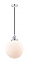 Innovations Lighting 201CSW-PC-G201-10 - Beacon - 1 Light - 10 inch - Polished Chrome - Cord hung - Mini Pendant
