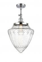 Innovations Lighting 201F-PC-G664-12 - Beacon - 1 Light - 12 inch - Polished Chrome - Adjustable Semi-Flush Mount
