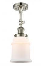 Innovations Lighting 201F-PN-G181 - Canton - 1 Light - 6 inch - Polished Nickel - Adjustable Semi-Flush Mount