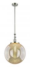 Innovations Lighting 206-PN-G208-16 - Beacon - 1 Light - 16 inch - Polished Nickel - Stem Hung - Adjustable Mini Pendant