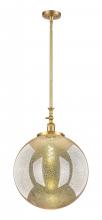 Innovations Lighting 206-SG-G208-18 - Beacon - 1 Light - 18 inch - Satin Gold - Stem Hung - Adjustable Mini Pendant