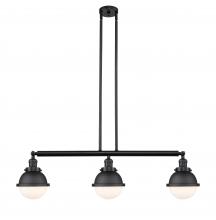 Innovations Lighting 213-BK-HFS-61-BK - Hampden - 3 Light - 40 inch - Matte Black - Stem Hung - Adjustable Island Light