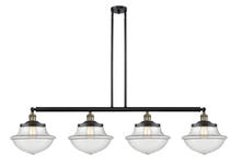 Innovations Lighting 214-BAB-G542 - Oxford - 4 Light - 54 inch - Black Antique Brass - Stem Hung - Adjustable Island Light
