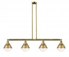 Innovations Lighting 214-BB-HFS-62-BB - Hampden - 4 Light - 52 inch - Brushed Brass - Stem Hung - Adjustable Island Light