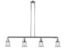 Innovations Lighting 214-PC-G182S - Canton - 4 Light - 51 inch - Polished Chrome - Stem Hung - Adjustable Island Light