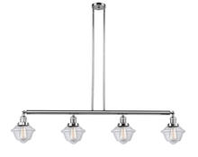Innovations Lighting 214-PC-G532 - Oxford - 4 Light - 52 inch - Polished Chrome - Stem Hung - Adjustable Island Light