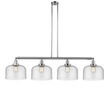 Innovations Lighting 214-PC-G74-L - Bell - 4 Light - 54 inch - Polished Chrome - Stem Hung - Adjustable Island Light