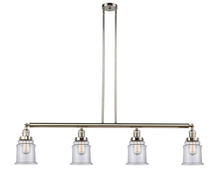 Innovations Lighting 214-PN-G182 - Canton - 4 Light - 51 inch - Polished Nickel - Stem Hung - Adjustable Island Light