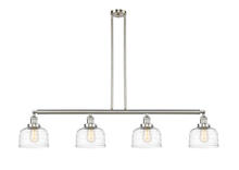 Innovations Lighting 214-SN-G713 - Bell - 4 Light - 53 inch - Brushed Satin Nickel - Stem Hung - Adjustable Island Light