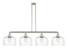 Innovations Lighting 214-SN-G713-L - Bell - 4 Light - 54 inch - Brushed Satin Nickel - Stem Hung - Adjustable Island Light