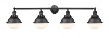Innovations Lighting 215-BK-HFS-61-BK - Hampden - 4 Light - 46 inch - Matte Black - Adjustable Bath Vanity Light