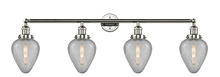 Innovations Lighting 215-PN-G165 - Geneseo - 4 Light - 43 inch - Polished Nickel - Adjustable Bath Vanity Light