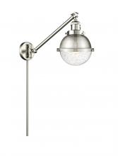 Innovations Lighting 237-SN-HFS-64-SN - Hampden - 1 Light - 7 inch - Brushed Satin Nickel -Adjustable Swing Arm