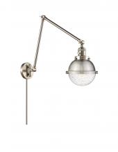 Innovations Lighting 238-SN-HFS-64-SN - Hampden - 1 Light - 7 inch - Brushed Satin Nickel -Adjustable Swing Arm