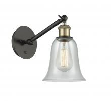Innovations Lighting 317-1W-BAB-G2812 - Hanover - 1 Light - 6 inch - Black Antique Brass - Adjustable Sconce