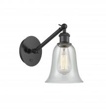 Innovations Lighting 317-1W-BK-G2812 - Hanover - 1 Light - 6 inch - Matte Black - Adjustable Sconce