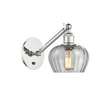Innovations Lighting 317-1W-PN-G92 - Fenton - 1 Light - 7 inch - Polished Nickel - Adjustable Sconce