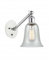 Innovations Lighting 317-1W-WPC-G2812 - Hanover - 1 Light - 6 inch - White Polished Chrome - Adjustable Sconce