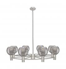 Innovations Lighting 434-8CR-SN-G1213-6SM - Crown Point - 8 Light - 36 inch - Satin Nickel - Chandelier