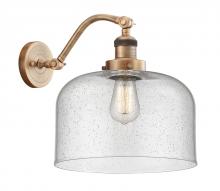 Innovations Lighting 515-1W-BB-G74-L - Bell - 1 Light - 12 inch - Brushed Brass - Adjustable Sconce