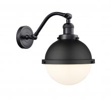 Innovations Lighting 515-1W-BK-HFS-81-BK - Hampden - 1 Light - 9 inch - Matte Black - Adjustable Sconce