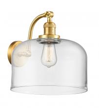 Innovations Lighting 515-1W-SG-G72-L - Bell - 1 Light - 12 inch - Satin Gold - Adjustable Sconce