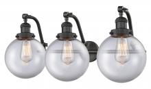 Innovations Lighting 515-3W-OB-G202-8 - Beacon - 3 Light - 28 inch - Oil Rubbed Bronze - Adjustable Bath Vanity Light