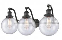 Innovations Lighting 515-3W-OB-G204-8 - Beacon - 3 Light - 28 inch - Oil Rubbed Bronze - Adjustable Bath Vanity Light