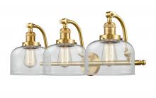 Innovations Lighting 515-3W-SG-G72 - Bell - 3 Light - 28 inch - Satin Gold - Adjustable Bath Vanity Light