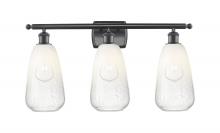 Innovations Lighting 516-3W-OB-G480-6OP - Brookhaven Almond - 3 Light - 26 inch - Oil Rubbed Bronze - Bath Vanity Light