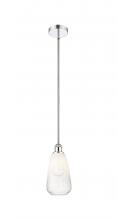 Innovations Lighting 616-1S-PC-G480-6OP - Brookhaven Almond - 1 Light - 6 inch - Polished Chrome - Stem hung - Mini Pendant