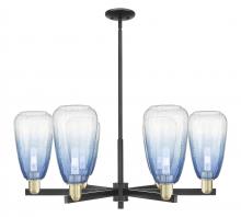 Innovations Lighting 716-6CR-BAB-G480-6SB - Brookhaven Almond - 6 Light - 24 inch - Black Antique Brass - Chandelier