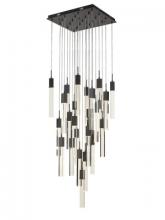 Avenue Lighting HF1904-25-GL-BK-C - THE ORIGINAL GLACIER 25 LIGHT CHANDELIER WITH CLEAR CRYSTAL