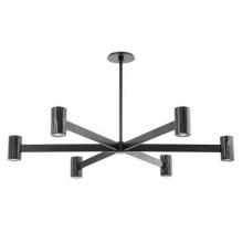 Hudson Valley 9145-BBR - PREDOCK 6LT CHANDELIER W/ MARBLE ACCENTS