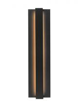Visual Comfort & Co. Modern Collection 700OWWNDB-LED - Windfall 24" Outdoor LED Wall Sconce Black