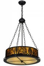 Meyda White 153800 - 22"W Mountain Pine Inverted Pendant